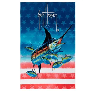 American Marlin Premium Beach Towel