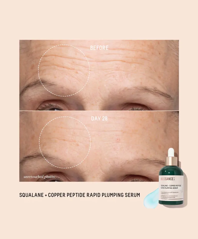 Biossance Squalane   Copper Peptide Rapid Plumping Serum