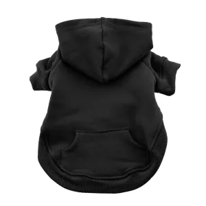 DOGGIE DESIGN Flex-Fit Dog Hoodie - Black