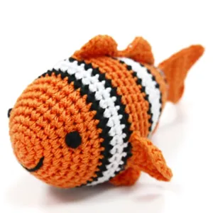 Dogo Pet Fashions Pawer Squeaky Toy - Clown Fish