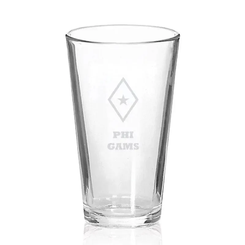 FIJI Engraved Fellowship Glass