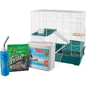 My First Home Fiesta Chinchilla Cage and Starter Kit