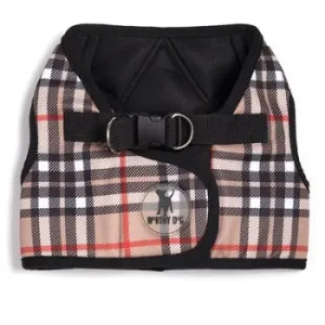 Sidekick Printed Tan Plaid Harness