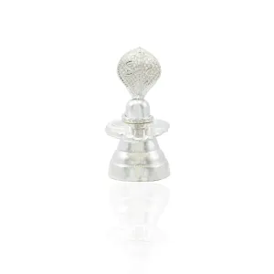 Silver Blessed Shivling With Sheshnag Murti