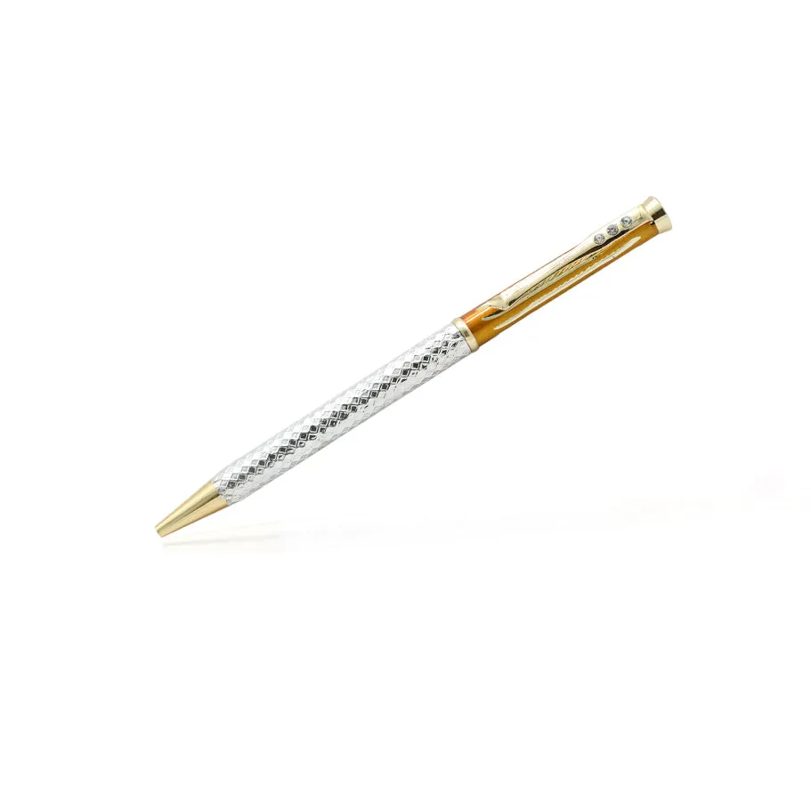 Silver Charm Diamond Pen