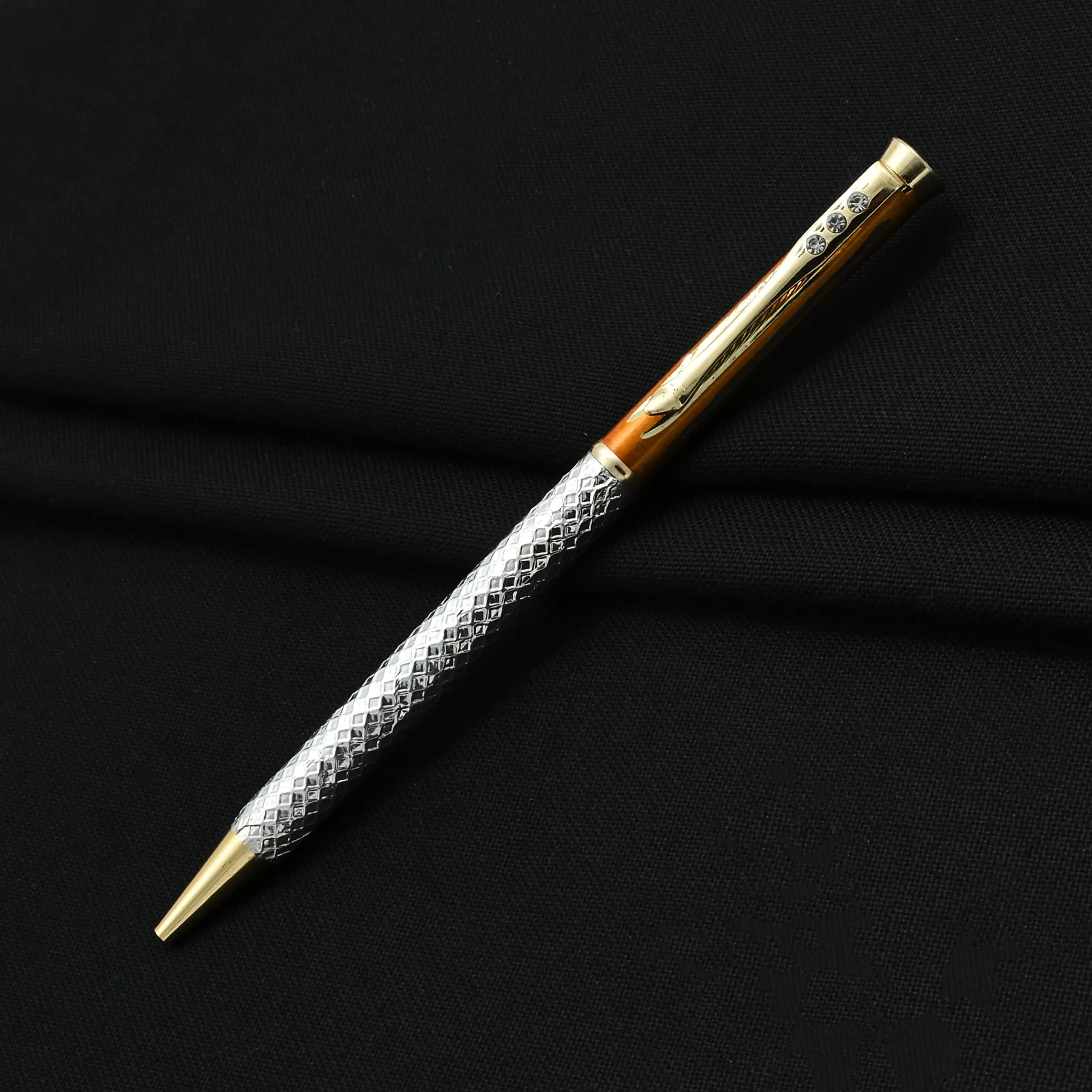 Silver Charm Diamond Pen