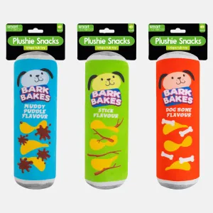 Smart Choice Assorted Squeaky Snacks Plush Dog Toy
