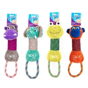 Squeaky Plush Tug n Pull Dog Toy - 40cm