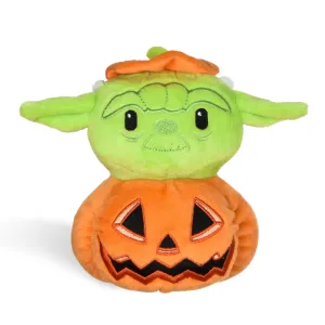 Star Wars: Halloween 6" Yoda Pumpkin Head Squeaker Pet Toy