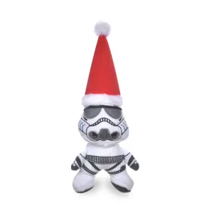 Star Wars: Holiday 6" Storm Trooper Santa Squeaker Pet Toy