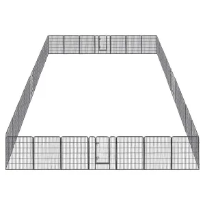 Yescom Heavy Duty Dog Playpen 40" Tall 32-Panel Puppy Pen Metal